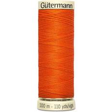 Yarn & Needlework Supplies Gutermann Orange Sew All Thread 100m 351