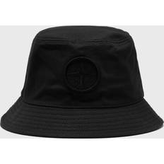 Stone Island Men Hats Stone Island Black Patch Bucket Hat V0029 BLACK