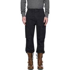 RRL Black Surplus Cargo Pants BLACK WAIST