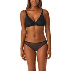 On Gossamer Women's Mesh Unlined Underwire Bra, G4333 Black