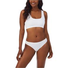 On Gossamer Women's Cabana Cotton Seamless Easy Tank Bralette, G5350 White