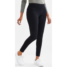 Style & Co Women's Mid-Rise Pull-On Jeggings, Created for Macy's Deep Black