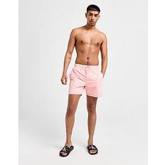 Men - Pink Swimming Trunks Calvin Klein Swim Tape Swim Shorts Pink Mens