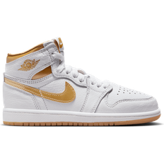 Nike Air Jordan 1 Retro High OG PS - White/Gum Light Brown/Metallic Gold