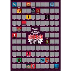 Winning 100 Horror Movies Scratch ‎Multicolor Poster 42x60cm