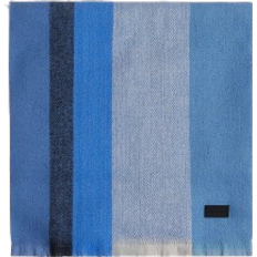 Blue - Men Scarfs Ted Baker Alfredy Striped Woven Scarf - Medium Blue
