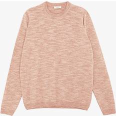 IKKS Mens Ambre Marl-effect Cotton-blend Jumper