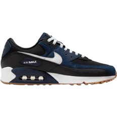 Nike Air Max Running Shoes Nike Air Max 90 M - Midnight Navy/Black/Gum Medium Brown/White