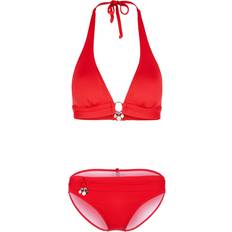 XS Bikini Sets s.Oliver RED LABEL Beachwear LM Damen Tonja Bikini-Set, rot, A/B