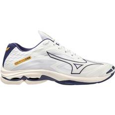 Unisex Volleyball Shoes Mizuno Wave Lightning Z7 - White/Blue Ribbon/MP Gold