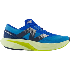 New Balance Men - Road Running Shoes New Balance FuelCell Rebel V4 M - Spice Blue/Limelight/Blue Oasis