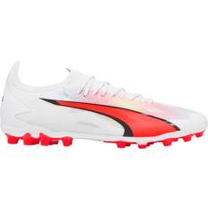 Multi Ground (MG) - Synthetic Football Shoes Puma Ultra Ultimate MG M - White/Black/Fire Orchid
