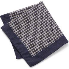 Hugo Boss Beige Accessories Hugo Boss Men's Printed Pocket Square Blue, Beige