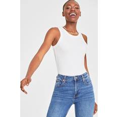 On 34th On 34th Women's Ribbed High-Neck Tank Top, Created for Macy's Washed White