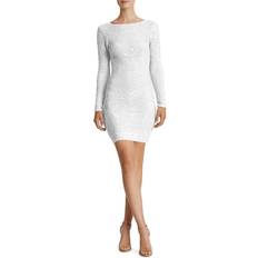 Dress The Population Lola Sequin Long Sleeve Body-con