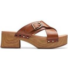 Brown - Women Clogs Clarks Sivanne Walk - Tan