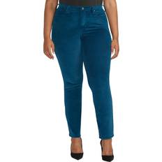 Jag Jeans Plus Ruby Mid Rise Straight Leg Pants Moroccan Blue