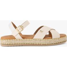 Best Espadrilles Carvela Sicily Leather Flat Espadrilles