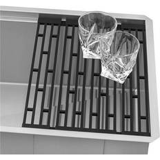 Ruvati USA Black Silicone Foldable Rack Dish Drainer