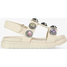 Pink Sandals Kurt Geiger London Kids' Mini Orson Crystal Sandals