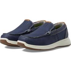 Florsheim Kids' Crossover Moc Toe Loafer Toddler/Little/Big Kid Shoes Navy