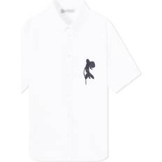 Alexander McQueen Clothing Alexander McQueen Men's Orchid Pocket Short Sleeve Shirt White 15
