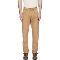 RRL Tan Slim Fit Jeans TAN WASH WAIST