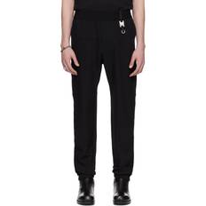 1017 ALYX 9SM Black Buckle Track Pants BLK0001 BLACK