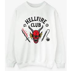 Netflix Stranger Things Hellfire Club Sweatshirt White