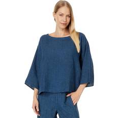 Eileen Fisher Boxy Bateau Neck Organic Top