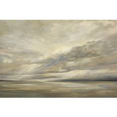 Beachcrest Home Leinwandbild Storm on the Bay Sheila Finch