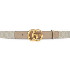 Gucci Thin GG Marmont Belt - Beige