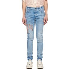 Amiri Staggered Jeans - Perfect Indigo