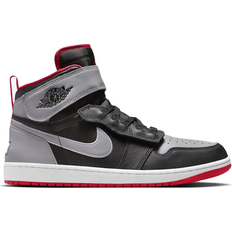 Zipper Trainers Nike Air Jordan 1 Hi FlyEase M - Black/Cement Grey/White/Fire Red