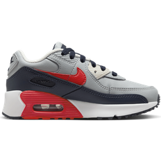 Nike Air Max 90 LTR PS - Light Smoke Grey/Dark Obsidian/Phantom/Bright Crimson