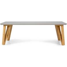 Tenzo Cross Grey/Brown Coffee Table 120x120cm