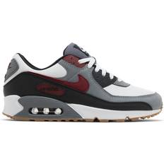 Nike Air Max 90 M - White/Cool Grey/Black/Team Red