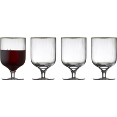 Lyngby Palermo Gold Red Wine Glass 30cl 4pcs