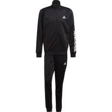 Adidas Primegreen Essentials Linear Logo Track Suit Men - Black/White