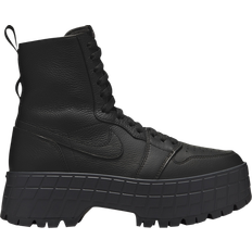 Nike Laced Boots Nike Air Jordan 1 Brooklyn - Black/Flat Pewter