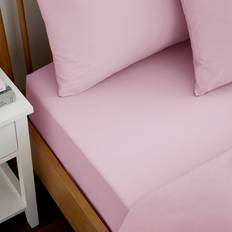 Bed Sheets Dunelm Pure Bed Sheet Pink (200x150cm)