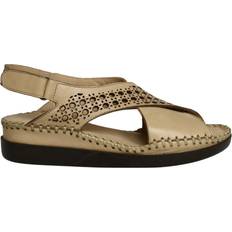 Platin Damen Sandalen aus echtem Leder Sommerkollektionen