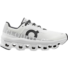 On Fabric - Women Running Shoes On Cloudmonster W - White/Black/Gray