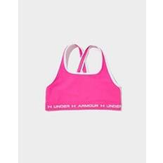 L Underwear Under Armour Girl' CrossbackSportsBraRebelPin /Whit /WhiteYX 4 -50i