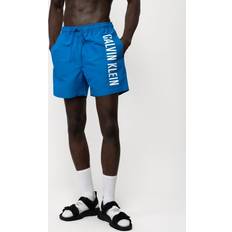 Calvin Klein Blue - Men Swimwear Calvin Klein Logo Swim Shorts Blue