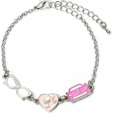 Barbie Glasses Corvette Charm Bracelet Silver