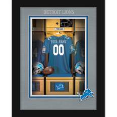 Fan Creations Detroit Lions 12'' x 16'' Personalized Team Jersey Print