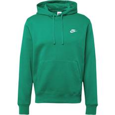 Green Jumpers Nike Sportswear Club Fleece Pullover Hoodie - Malachite/White