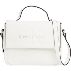 Calvin Klein Crossbody Bag - White/Silver Logo