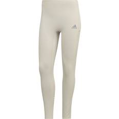 Beige Tights Adidas FastImpact COLD.RDY Winter Running Long Leggings - Aluminum